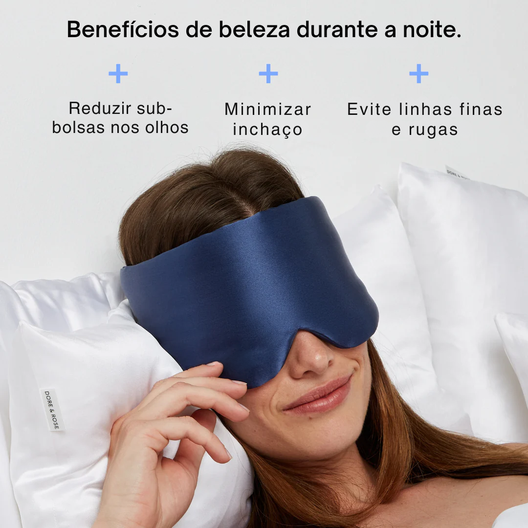 Máscara de Sono de Seda