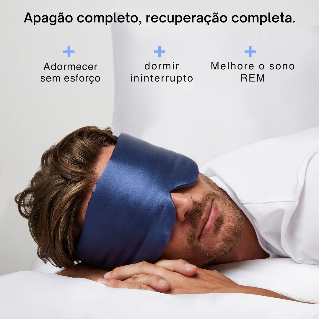 Máscara de Sono de Seda