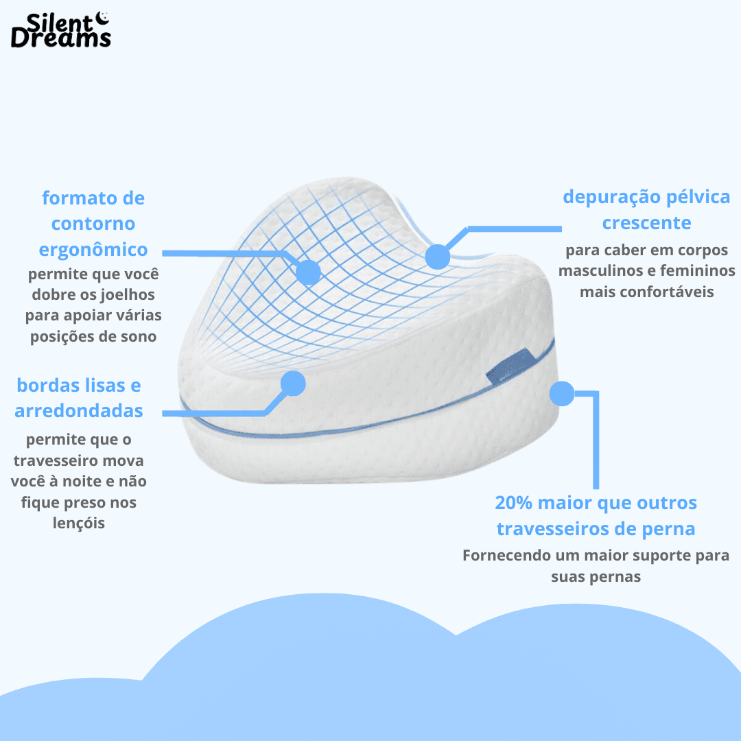 Almofada para as pernas