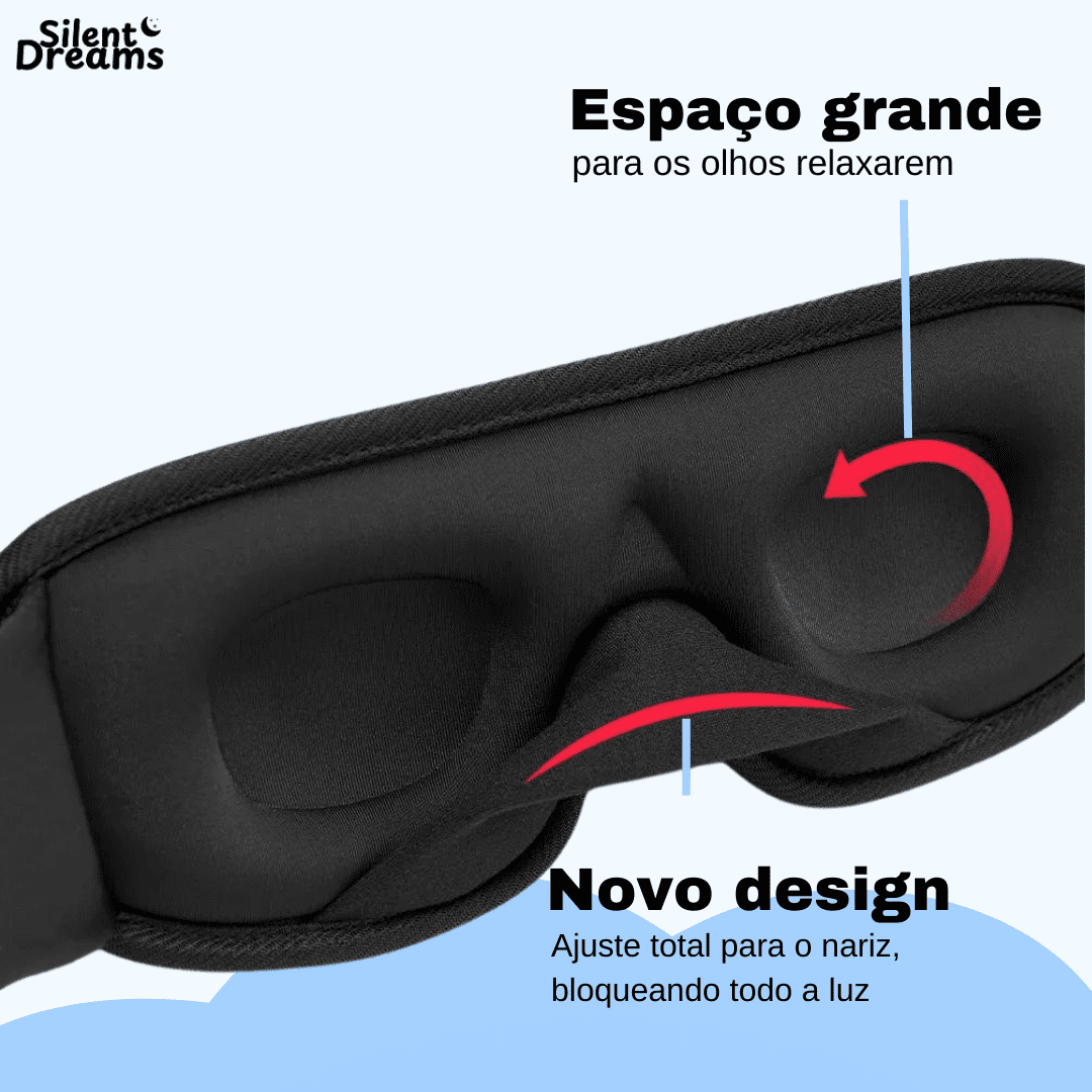 Máscara de sono respirável