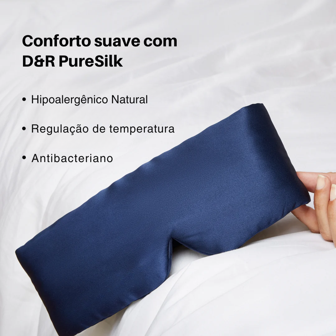 Máscara de Sono de Seda